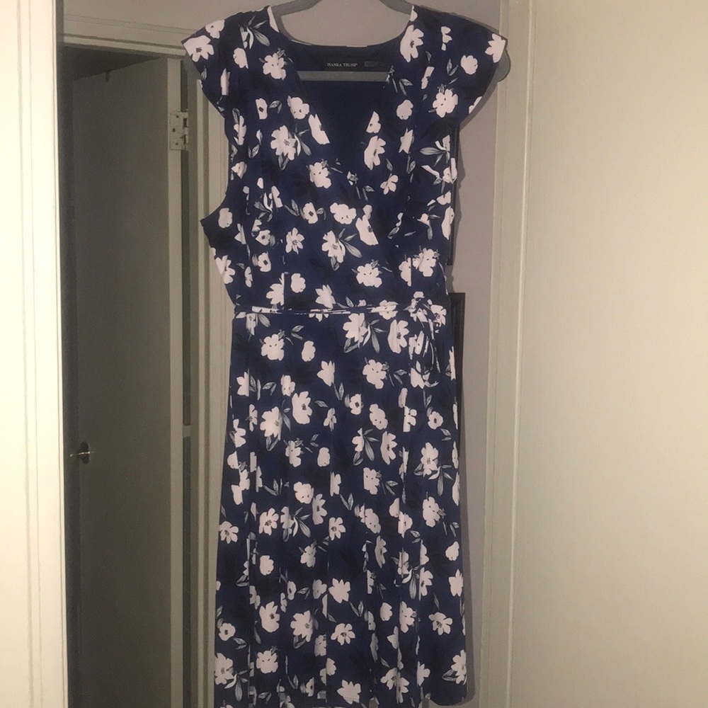 Ivanka Trump Floral Wrap Dress